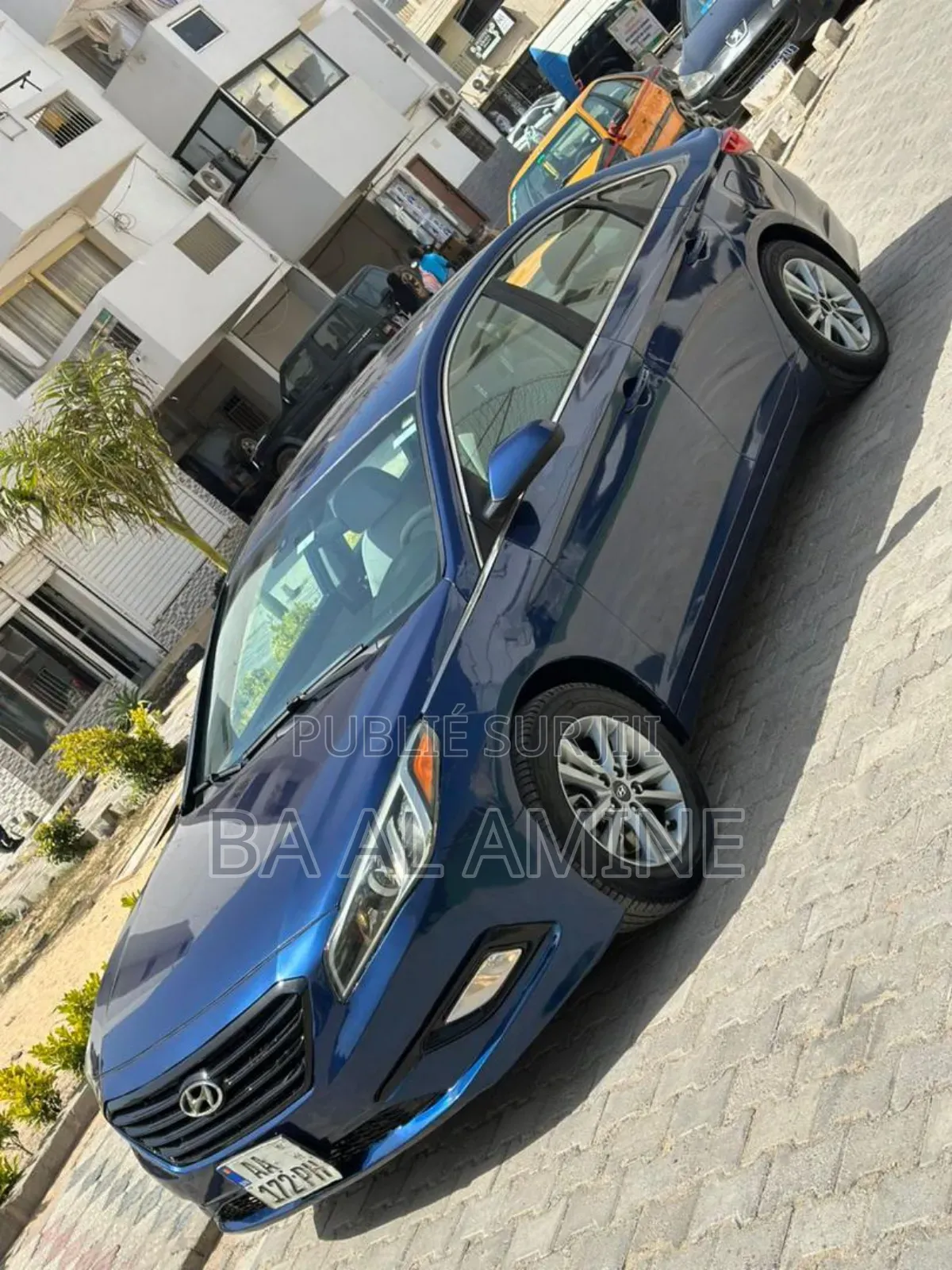 Hyundai Sonata Limited 2.0T Seban (2.0L 4cyl 6A) 2017 Bleu