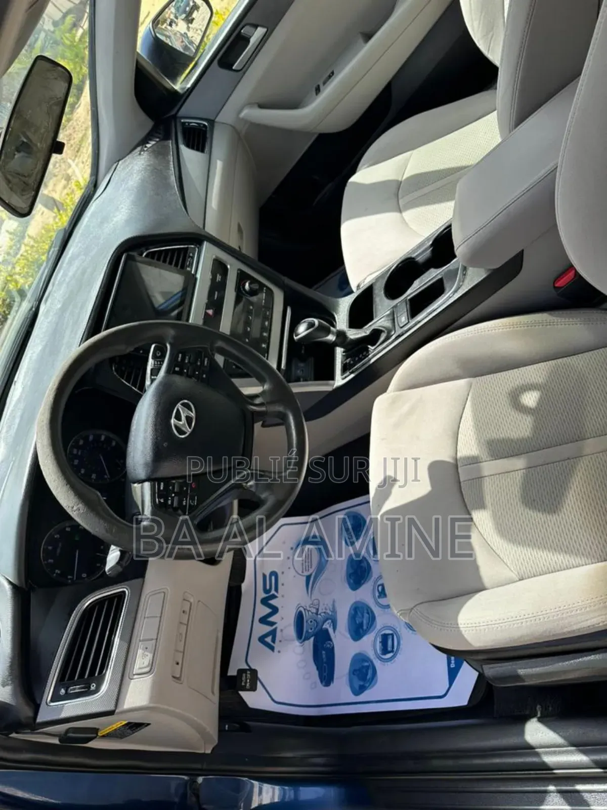 Hyundai Sonata Limited 2.0T Seban (2.0L 4cyl 6A) 2017 Bleu