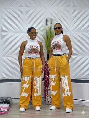 Ensemble Bas Large Body Crop Top Disponible