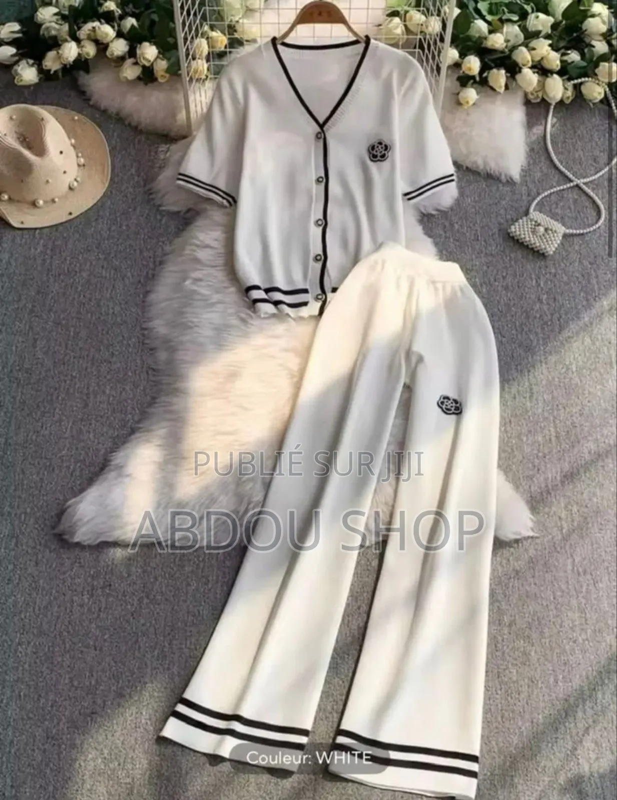 Ensemble Chemise Chinoise 100% Coton Disponible