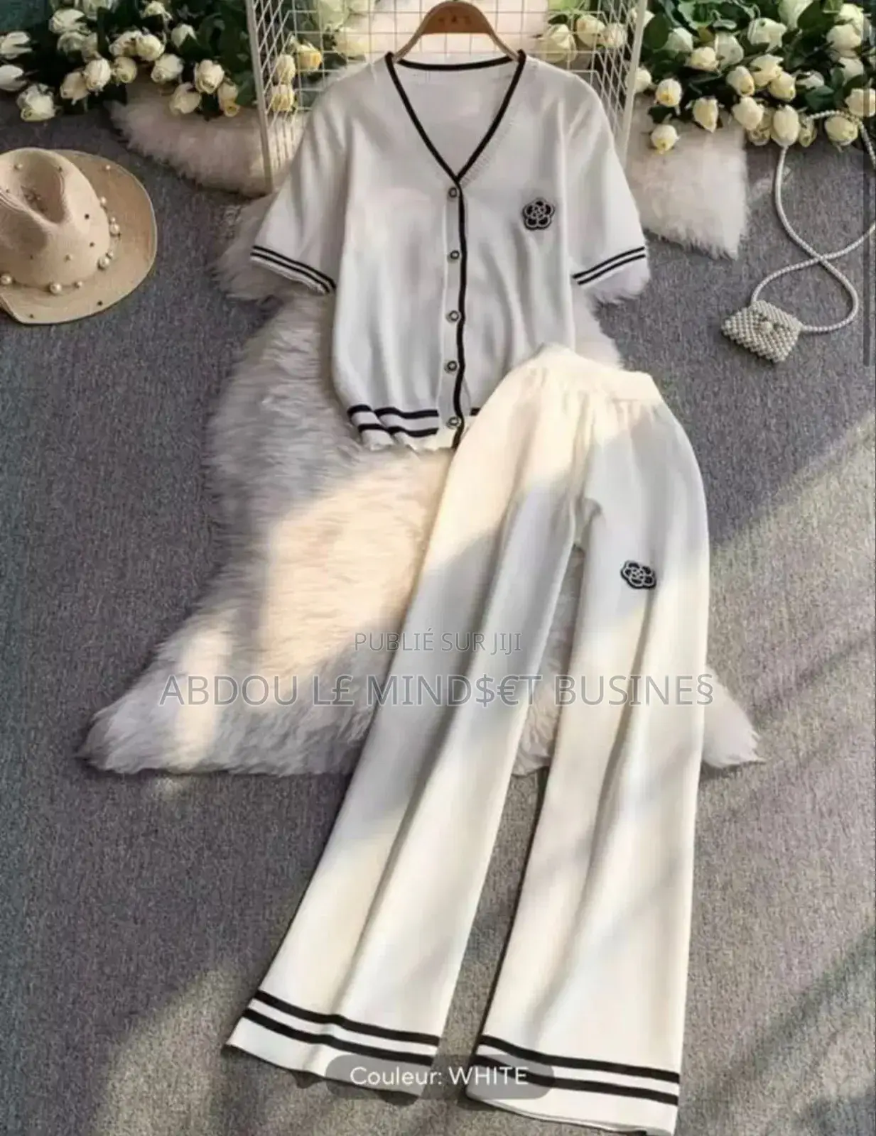 Ensemble Chemise Chinoise 100% Coton Disponible
