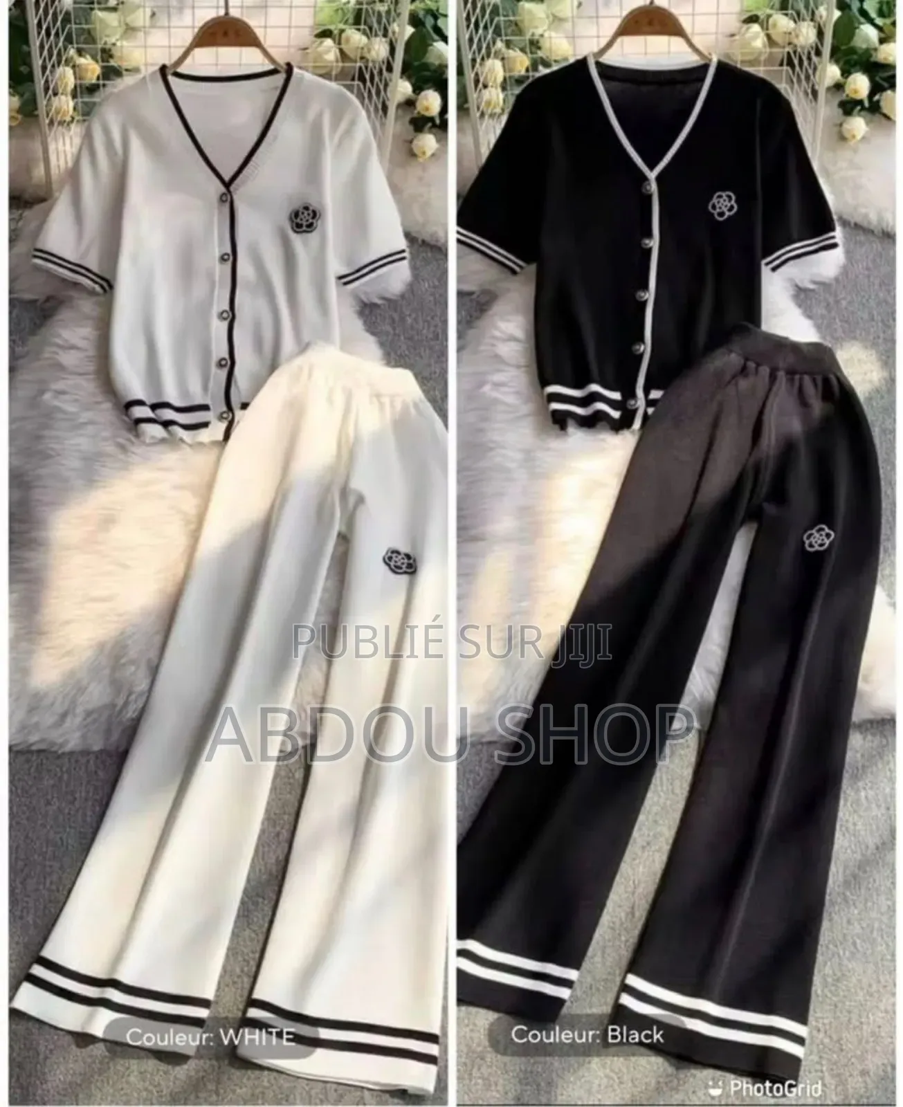 Ensemble Chemise Chinoise 100% Coton Disponible