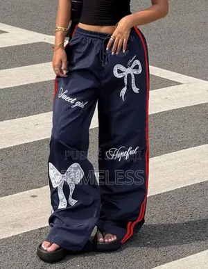 Pantalon Streetwear Large (Oversize) Pour Femme