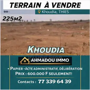 Terrain À Vendre Khoudia