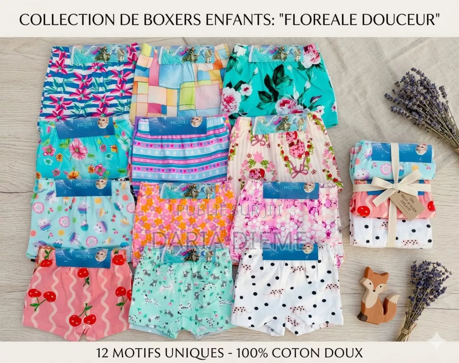Boxers Coton Pour Enfant