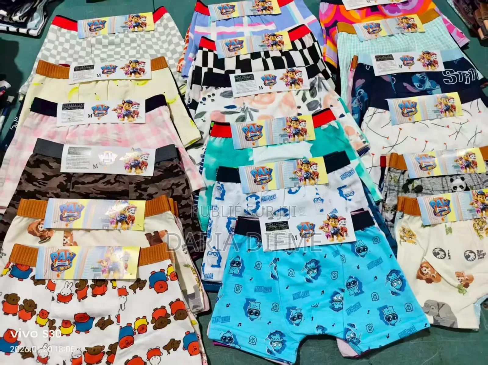 Caleçon Coton Pour Enfant