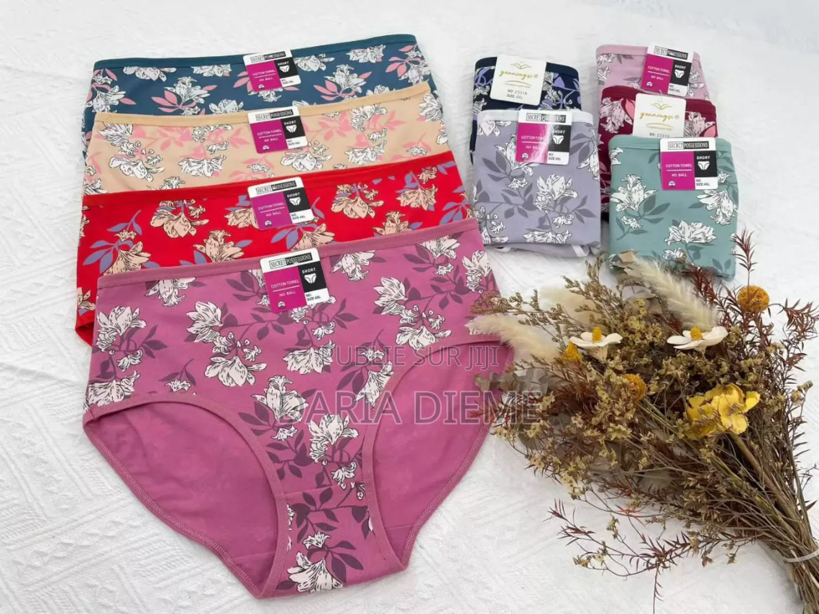 Slip Fleurette Coton