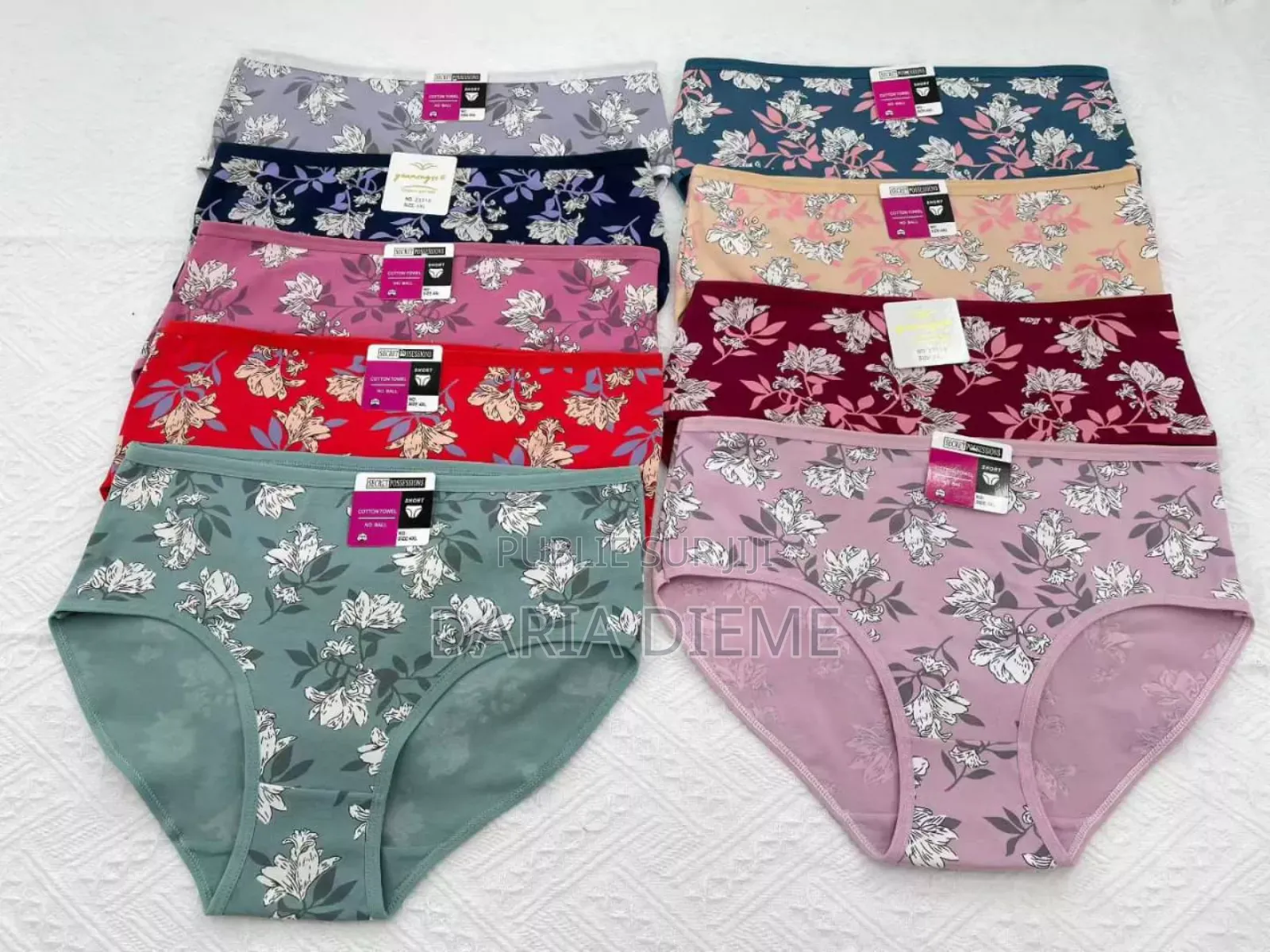 Slip Fleurette Coton