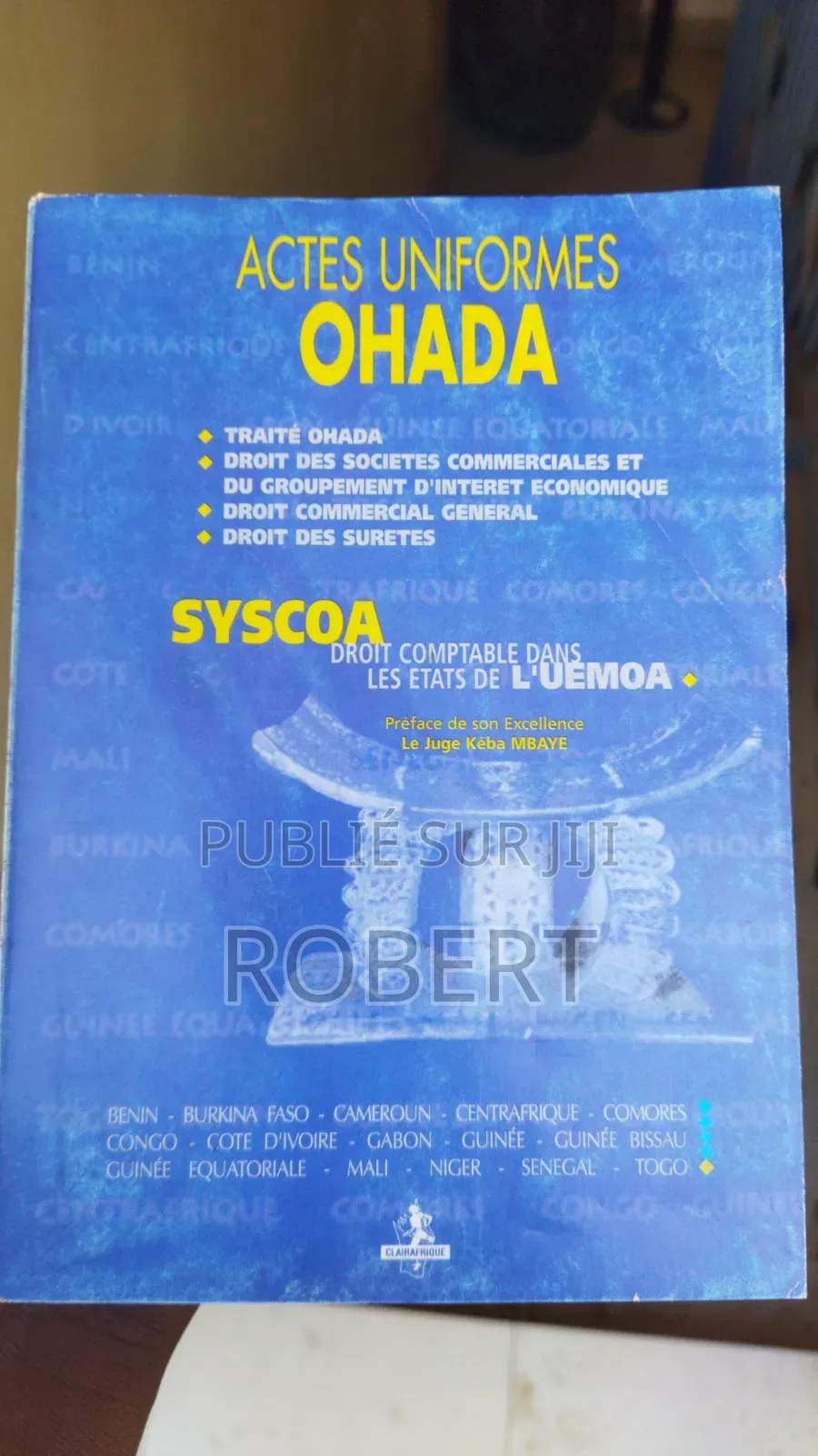Livre : Acte Uniformes Ohada