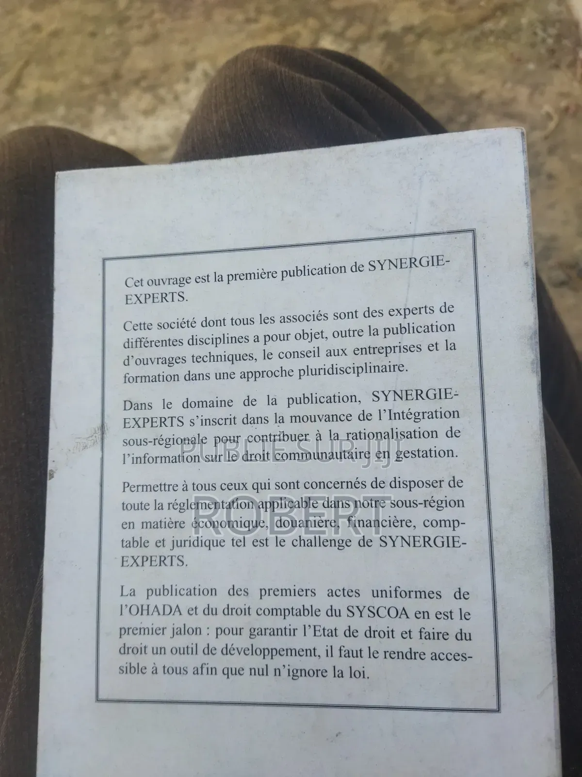 Livre : Acte Uniformes Ohada
