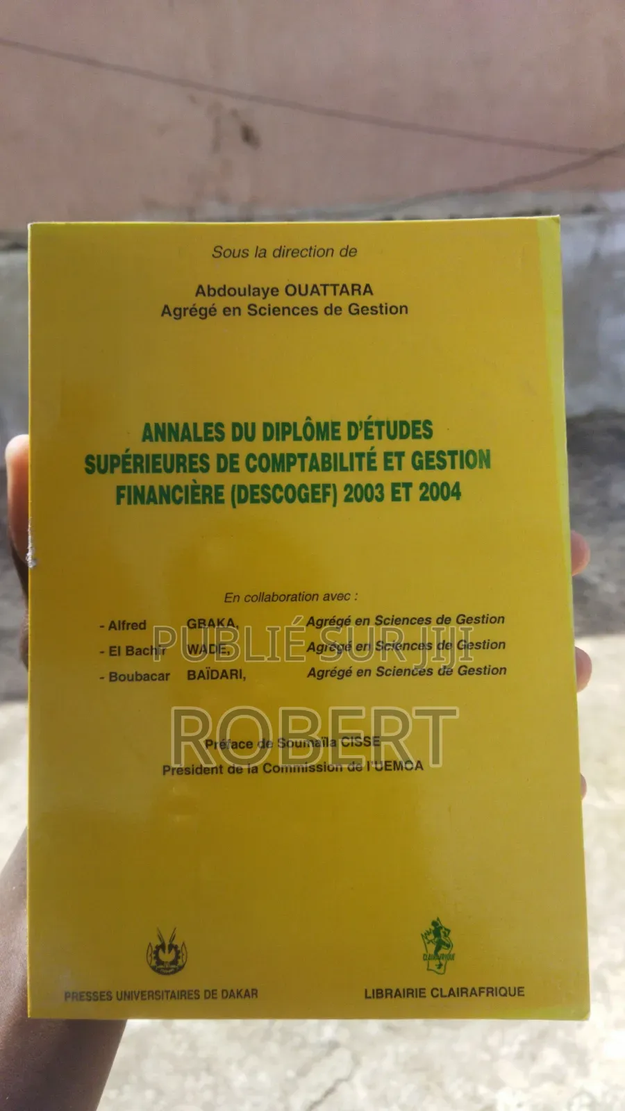 Annales Du Diplôme d'Études Supérieures De Comptabilité Et Gestion