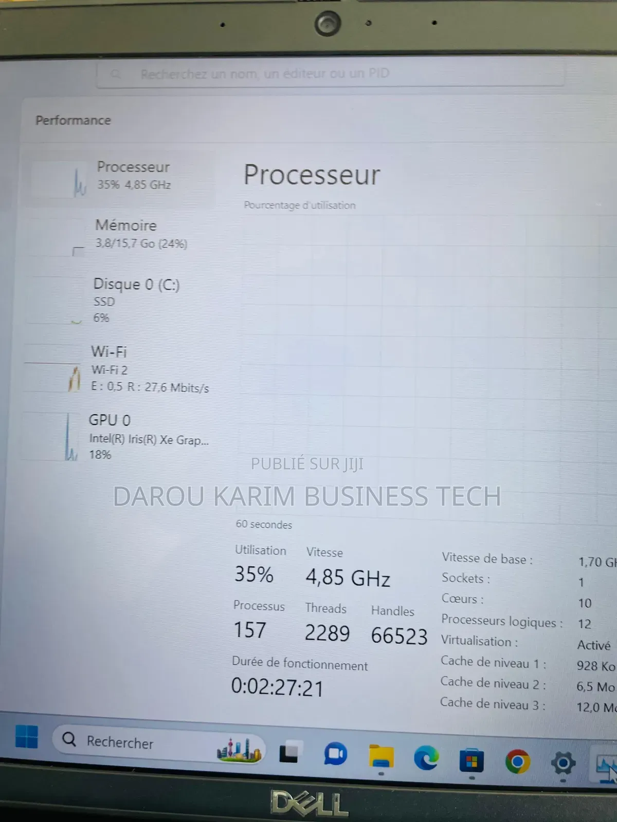 Nouveau Dell Latitude 5430 Rugged 16GB Intel Core i7 SSD 512GB