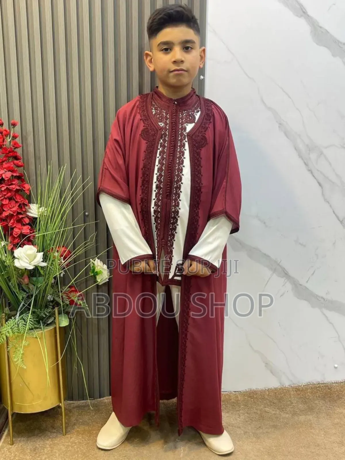 Abaya Pour Enfants 3 Pièces Disponible