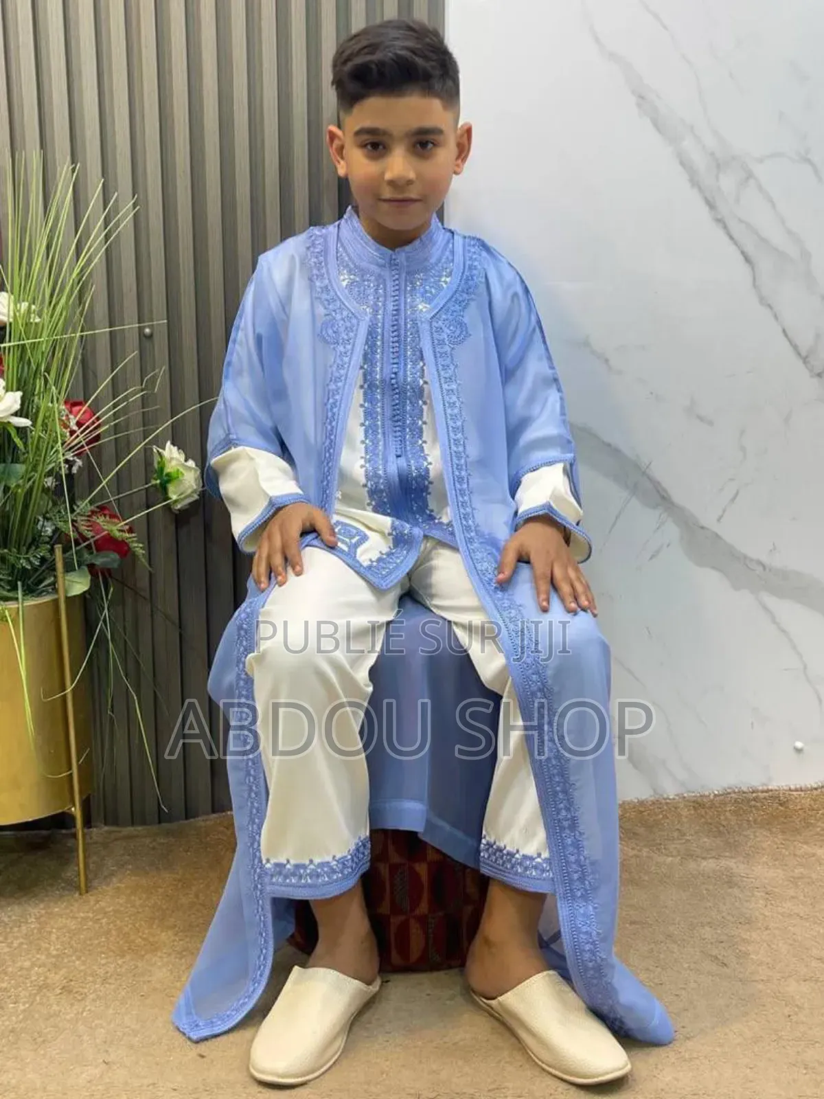 Abaya Pour Enfants 3 Pièces Disponible