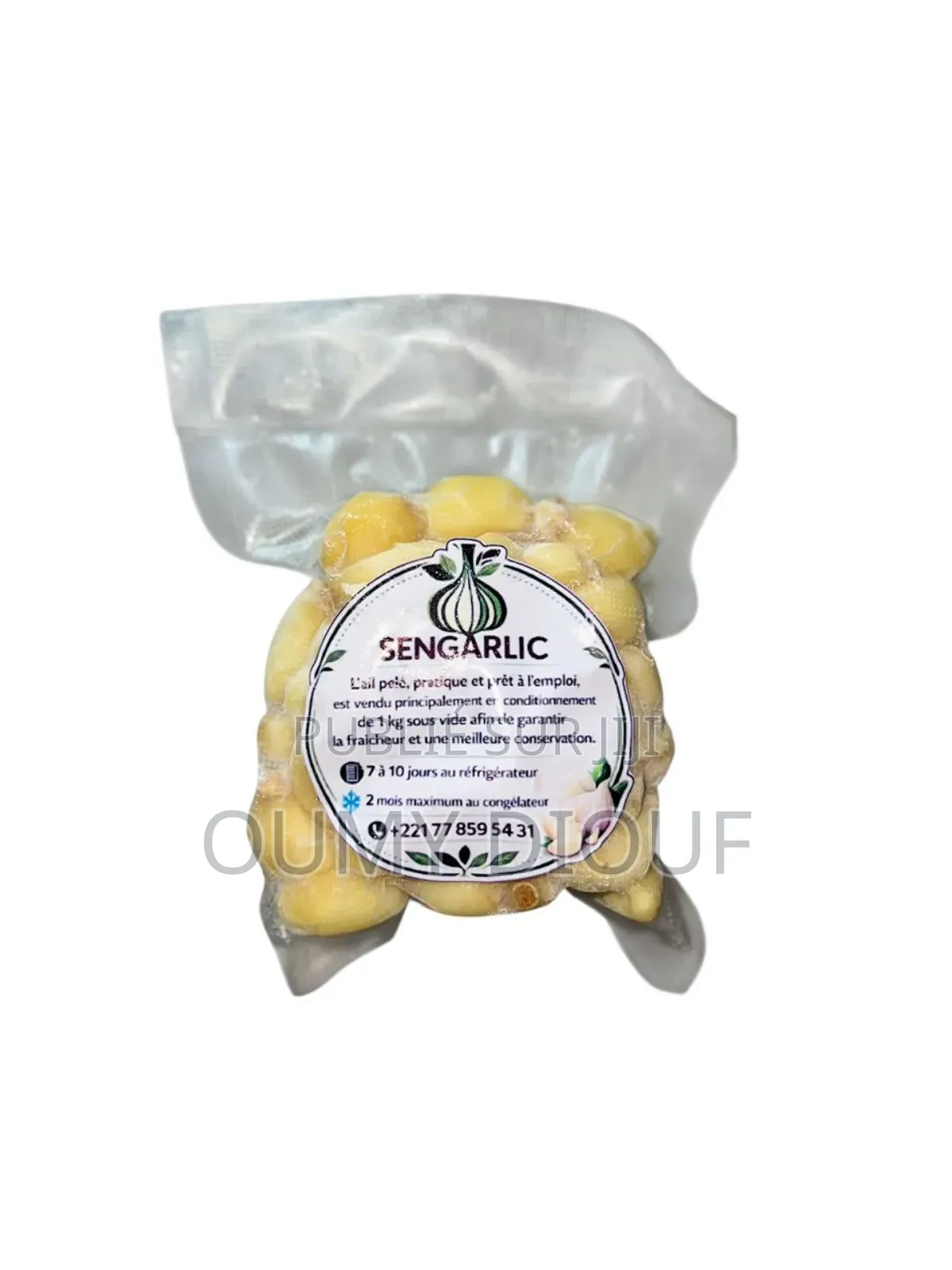 Ail Pelé Prêt À L'emploi, Vendu Frais Ou Congelé