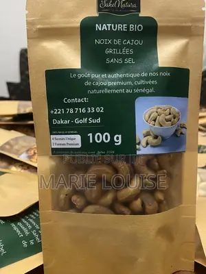 Noix De Cajou Made in Sénégal, Plusieurs Saveurs Disponibles