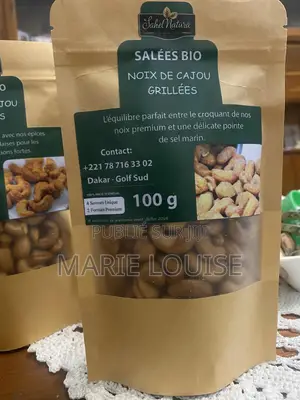 Noix De Cajou Made in Sénégal, Plusieurs Saveurs Disponibles