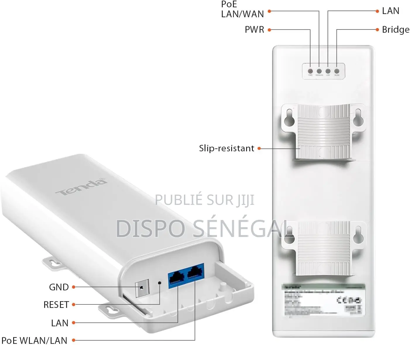 Tenda O3 - Point À Point Extérieur 5km