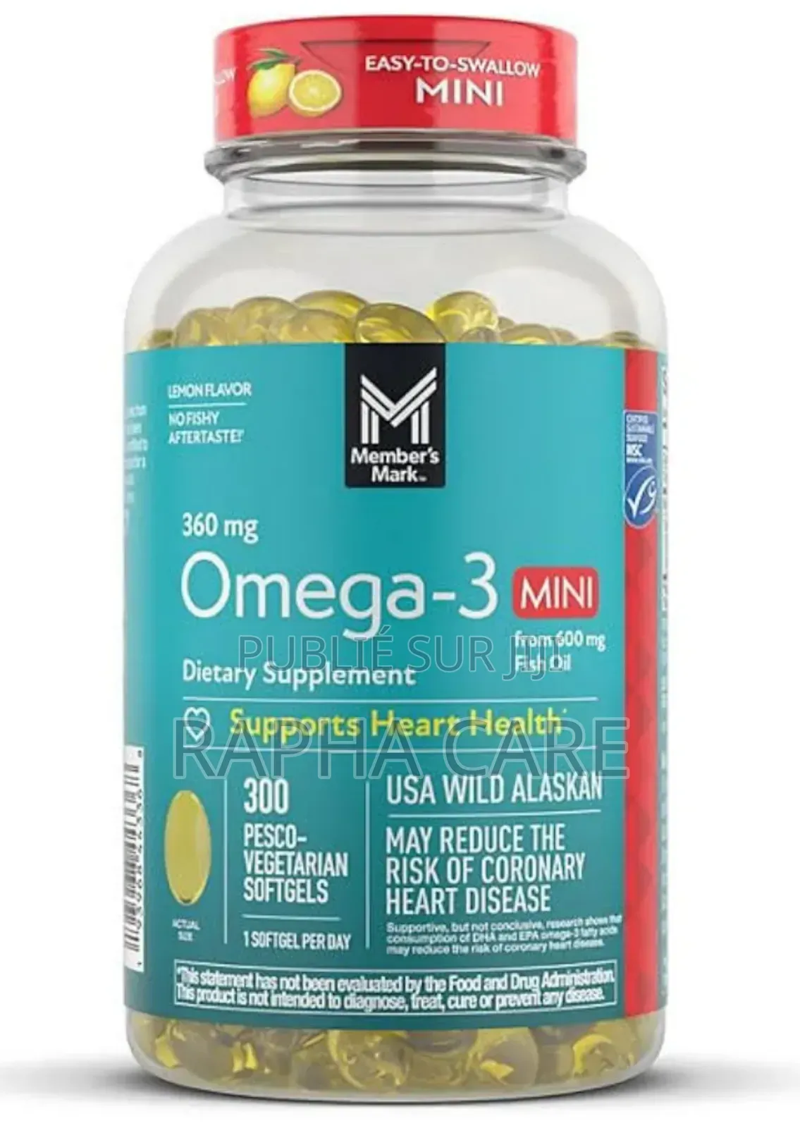 Complément Alimentaire Omega-3 Mini en Gélules Et+