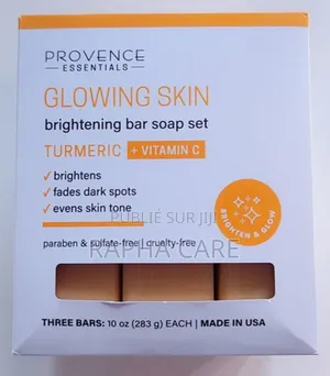 Savons Éclaircissants, Infusés Au Curcuma Et À La Vitamine C