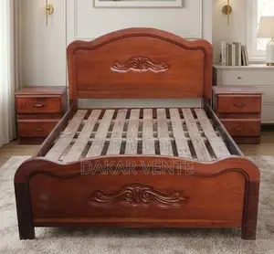 Lit 2places Avec 2 Commodes