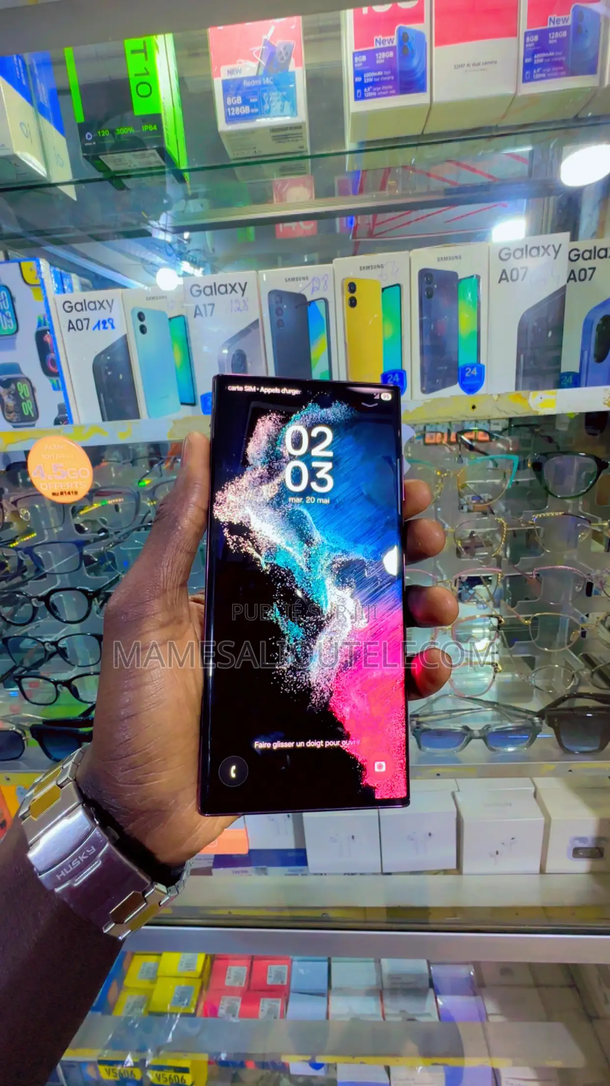 Nouveau Samsung Galaxy S22 Ultra 5G 128 GB Bleu