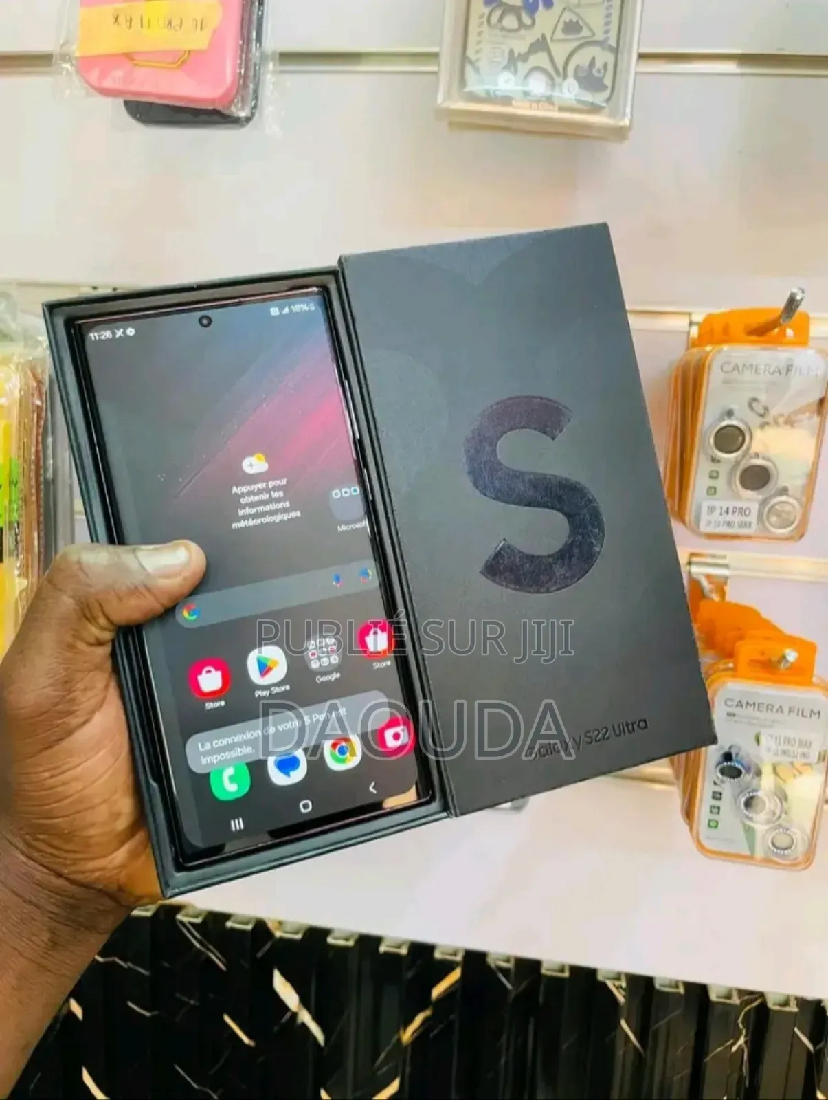 Nouveau Samsung Galaxy S22 Ultra 5G 256 GB Rouge