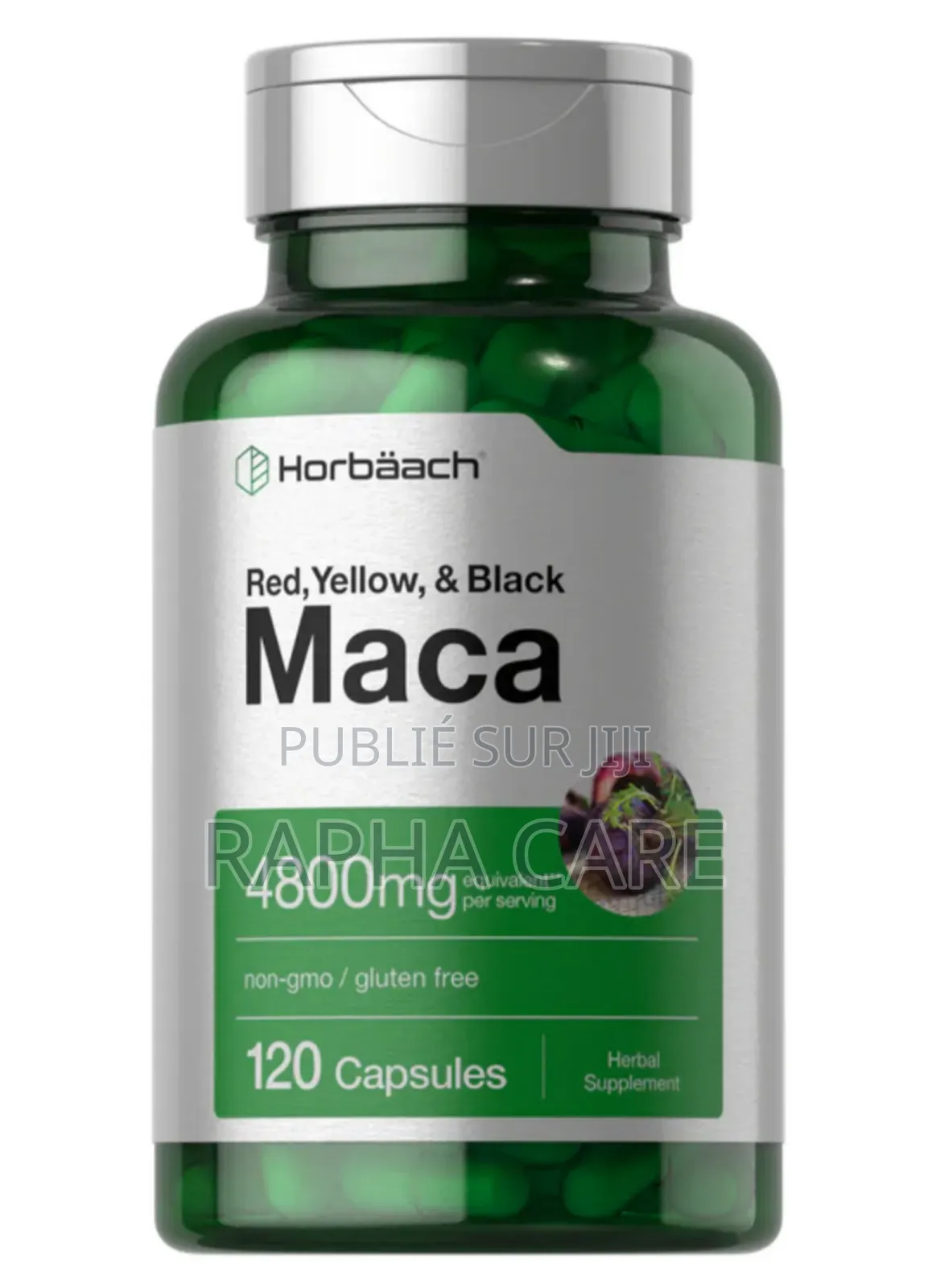 Maca Conçu Pour Augmenter L'énergie, l'Endurance Et La Vitalité,