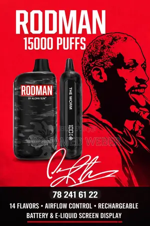 Rodman 15mil Puff Disponible