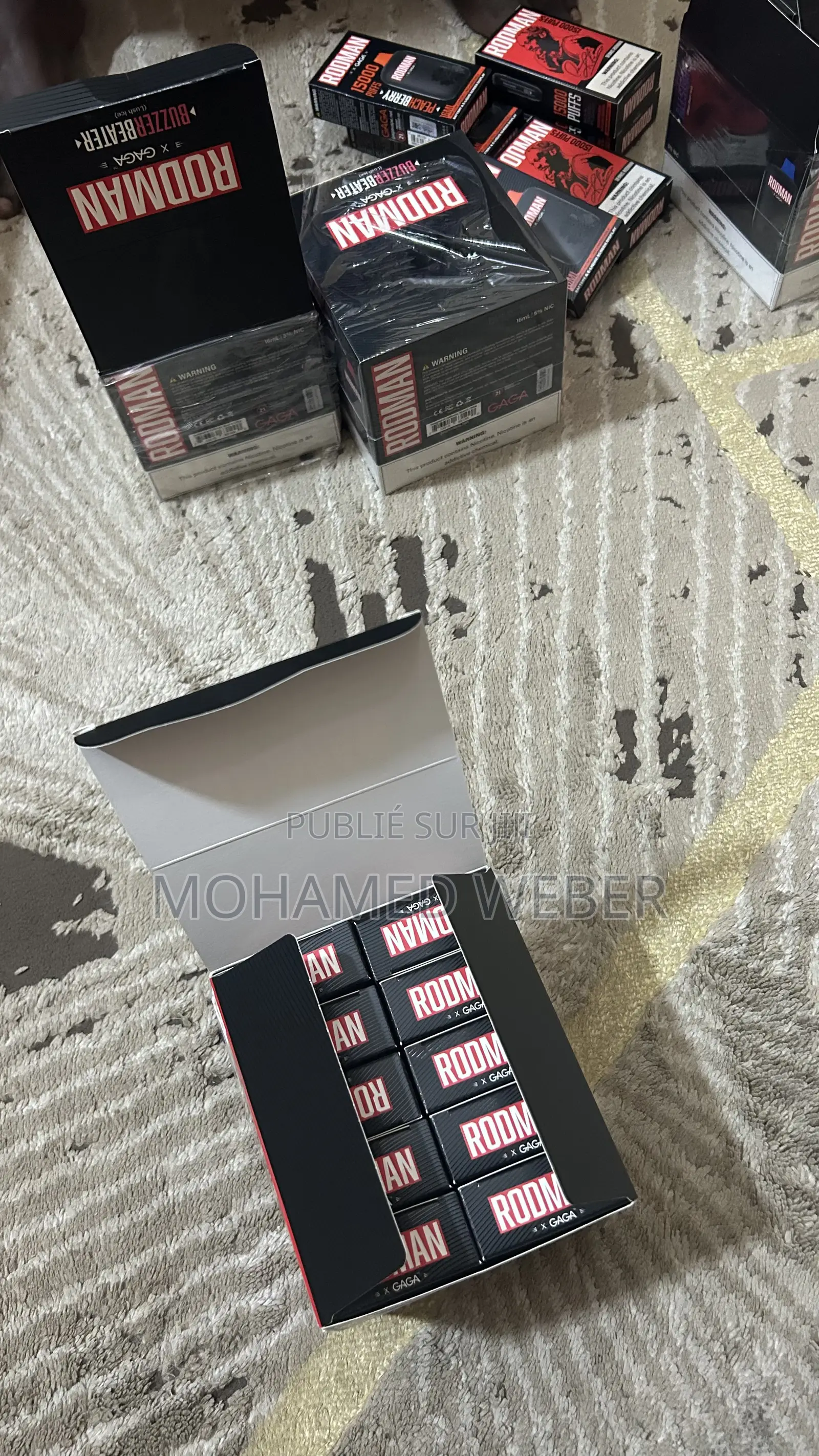 Rodman 15mil Puff Disponible