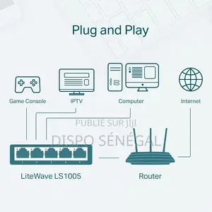 Switch 5 Ports 10/100 (Éco) Ls1005