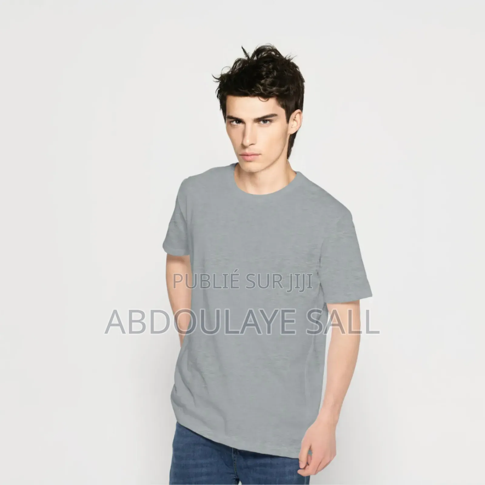 Pack De 3 T-Shirts : Noir Blanc Et Gris