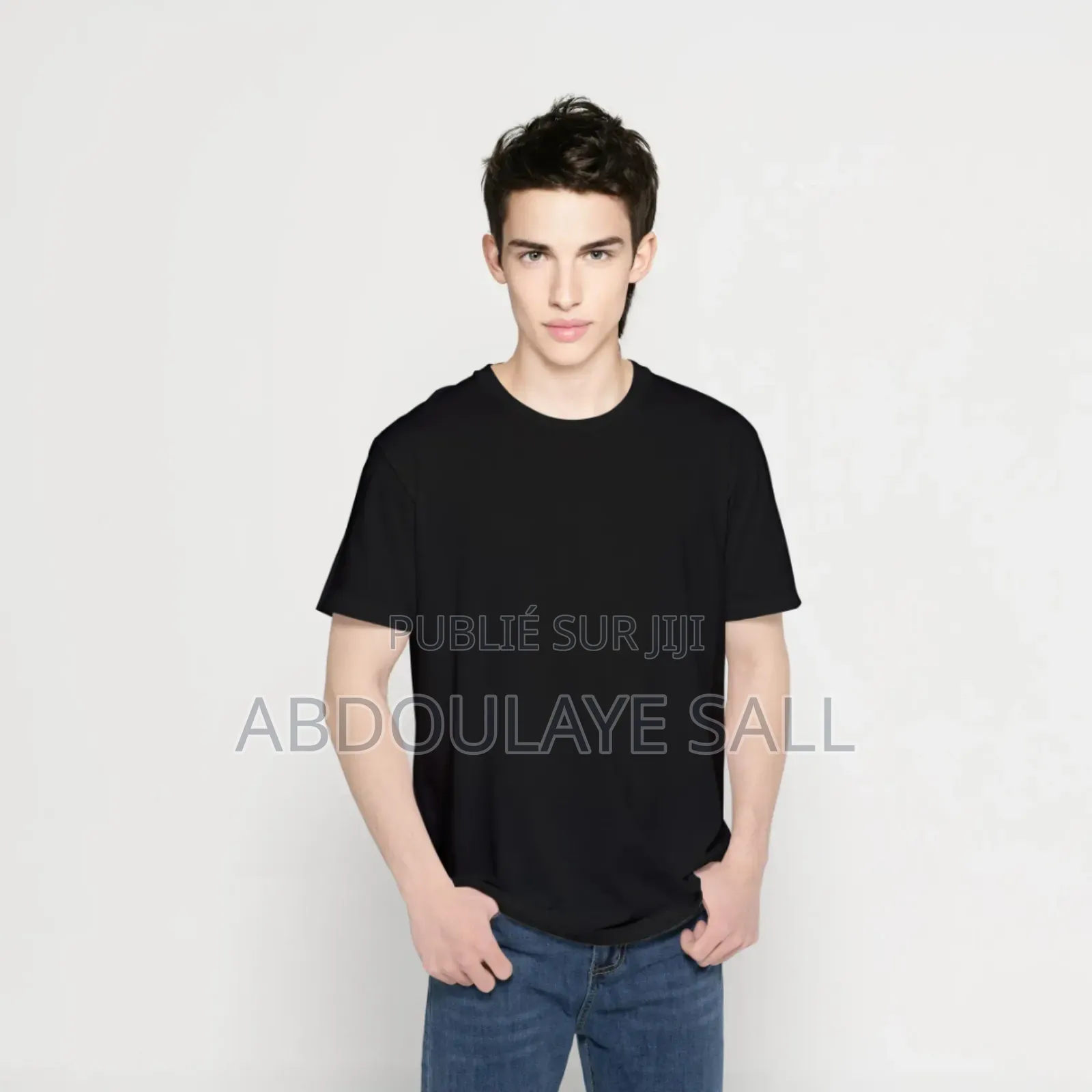 Pack De 3 T-Shirts : Noir Blanc Et Gris