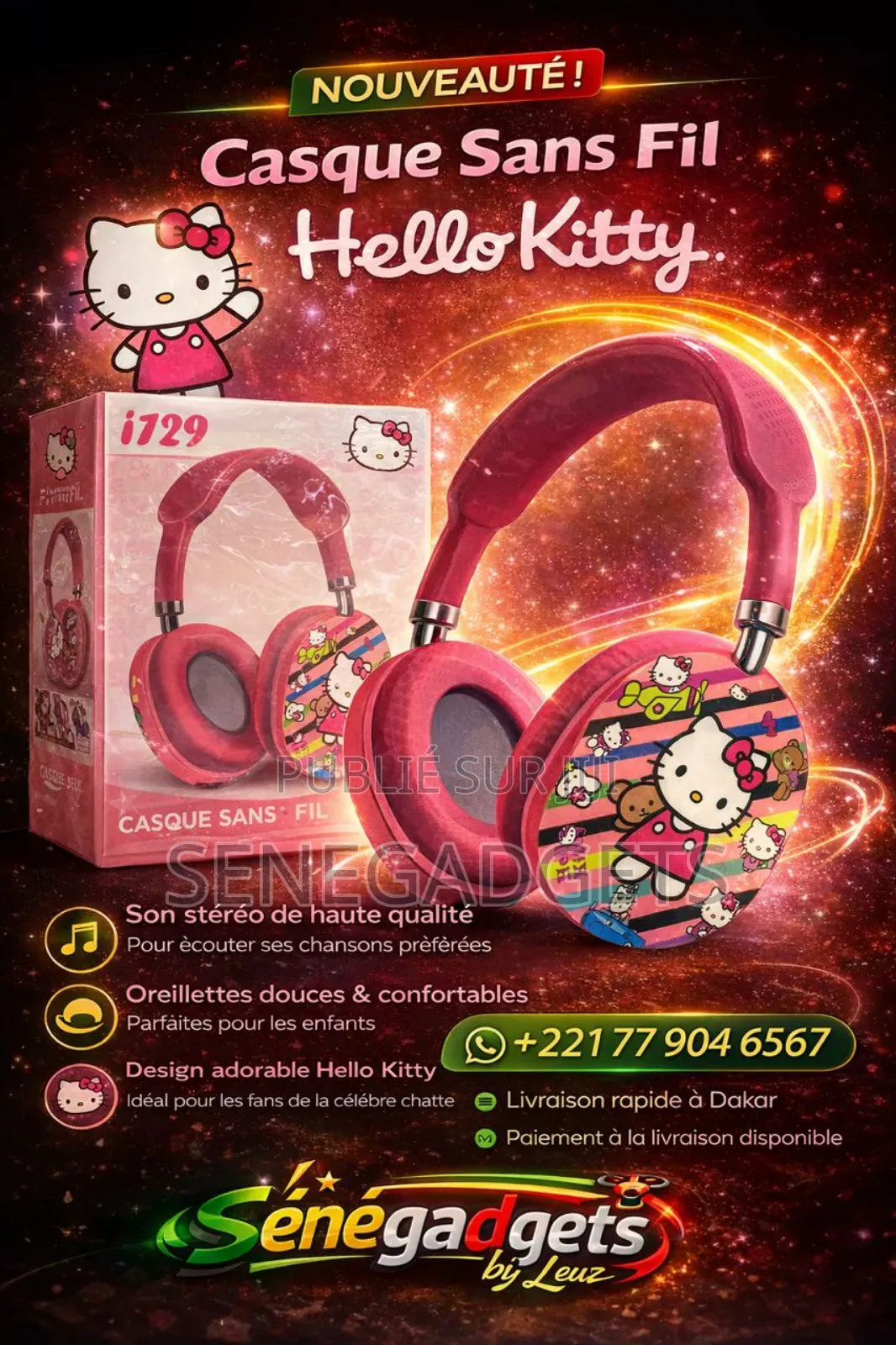Casques Hello Kitty