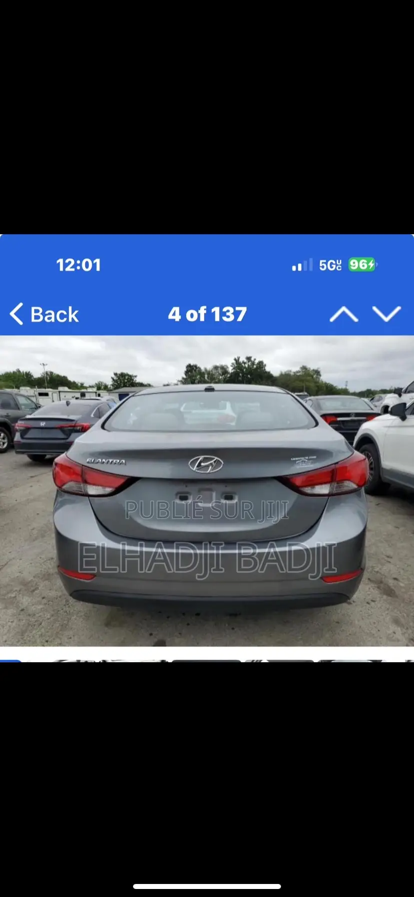 Hyundai Elantra 2016 Gris