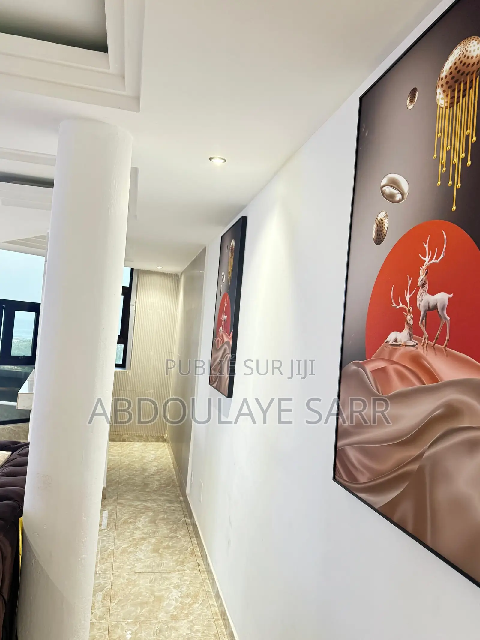 Meublé 3chbre Appartement dans Rijâl Business, Almadies à Louer