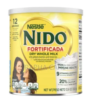 Nido, Lait Entier En Poudre Enrichi, Conçu Pour Toute La Famille.
