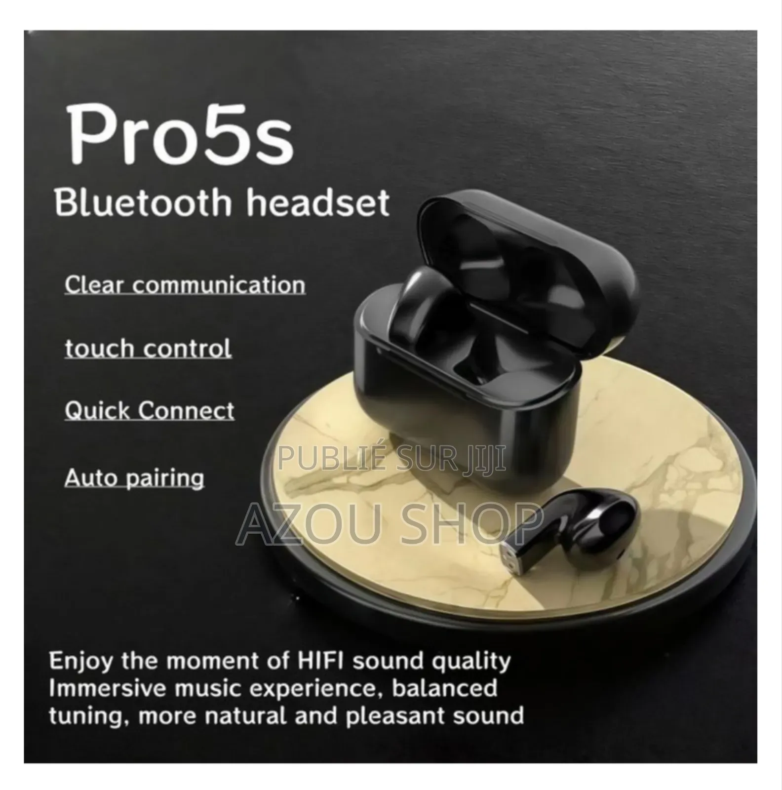 Guixia Airpod Pro5s Écouteur Bluetooth Sans Fil Dans l'Oreille