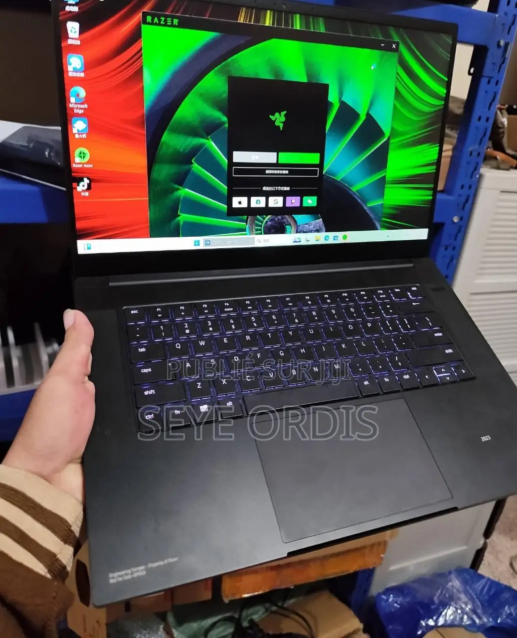 Ordinateur portable Razer Lame 32GB Intel Core i7 SSD 1T