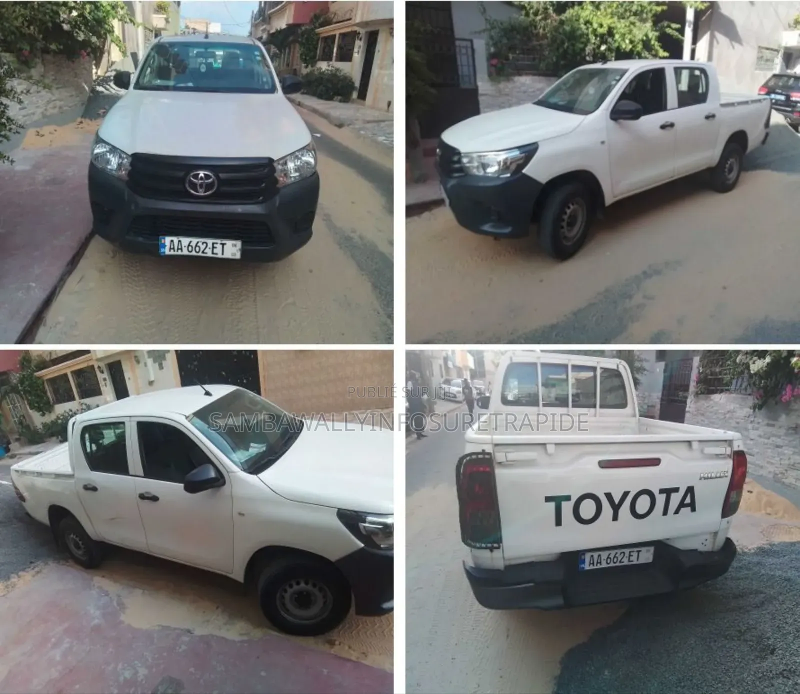 Toyota Hilux Revo Double Cab Deisel 2.4 AWD 2022 Blanc cassé