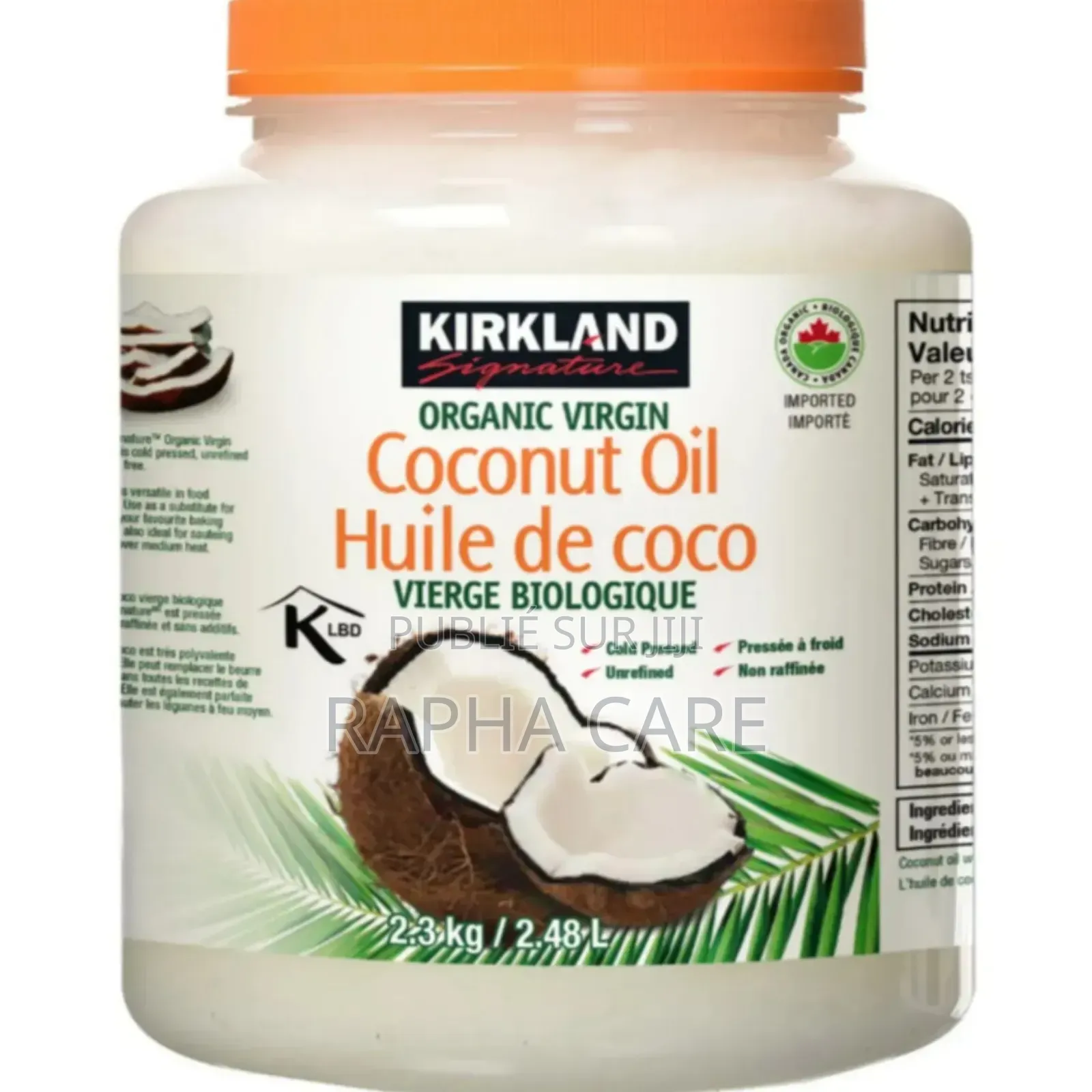 Huile Coco Vierge, Polyvalente: Cuisson, Pâtisserie, Peau Et Cheveux.