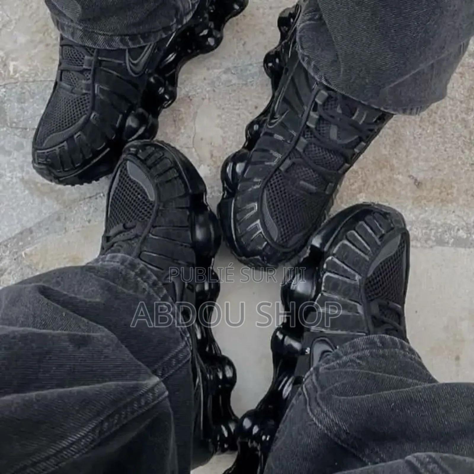 Nike Shox 4 Full Black Disponible