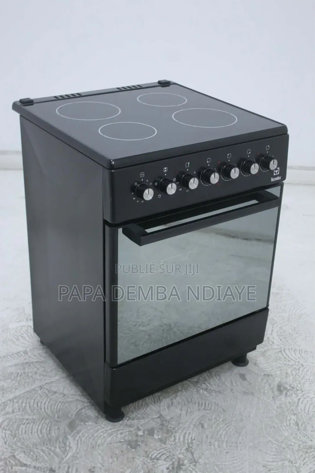 Cuisinière Technolux 4 Feux 60x60 Induction Noir