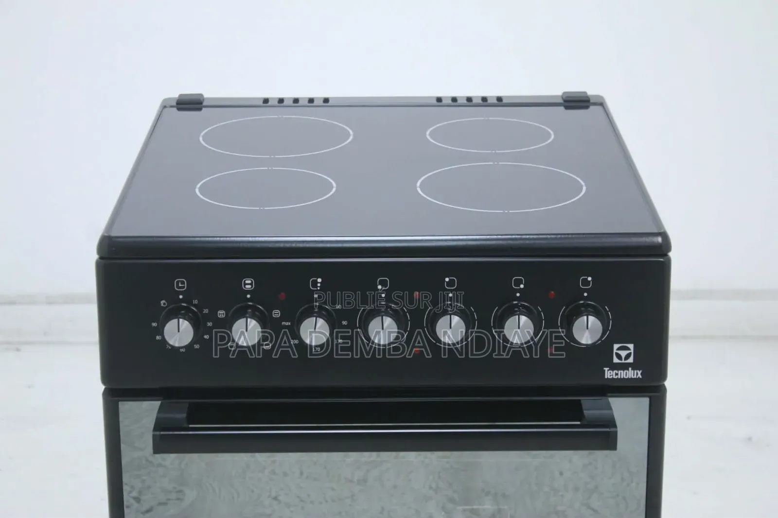 Cuisinière Technolux 4 Feux 60x60 Induction Noir