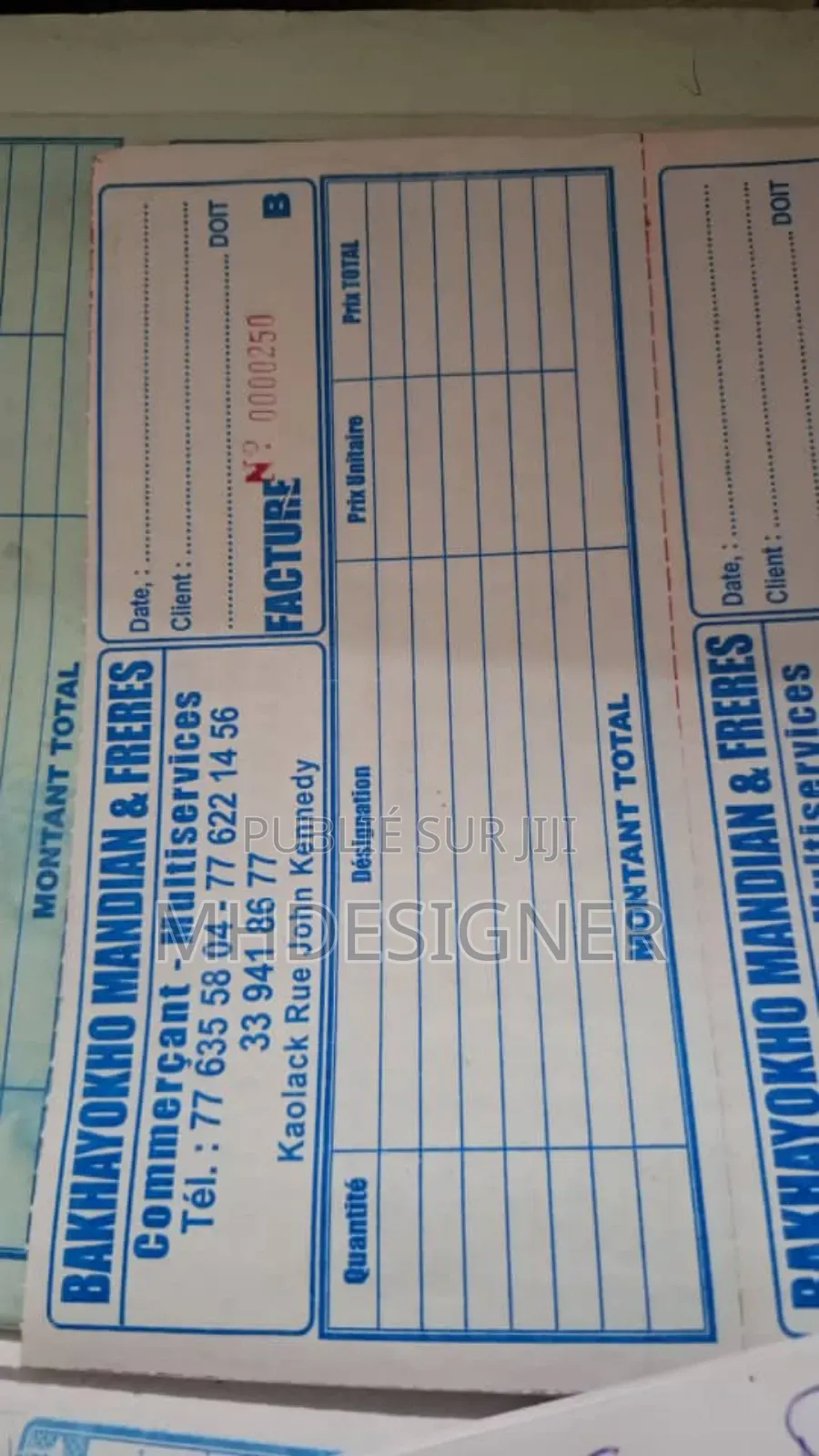 Block De Facture, Etiquettes Et Sachets De Mariage