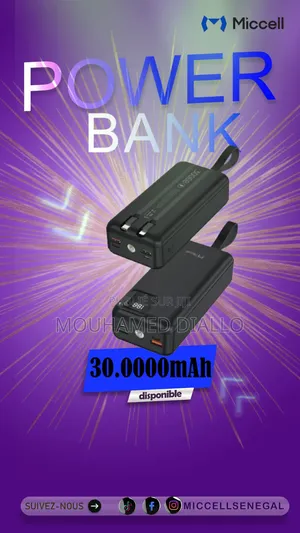 Powerbank Ultra Rapide 30000mah