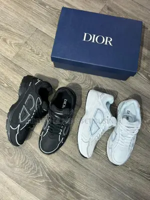 Shoes Dior Cd De 2 Couleurs Noir Et Blanc Disponible
