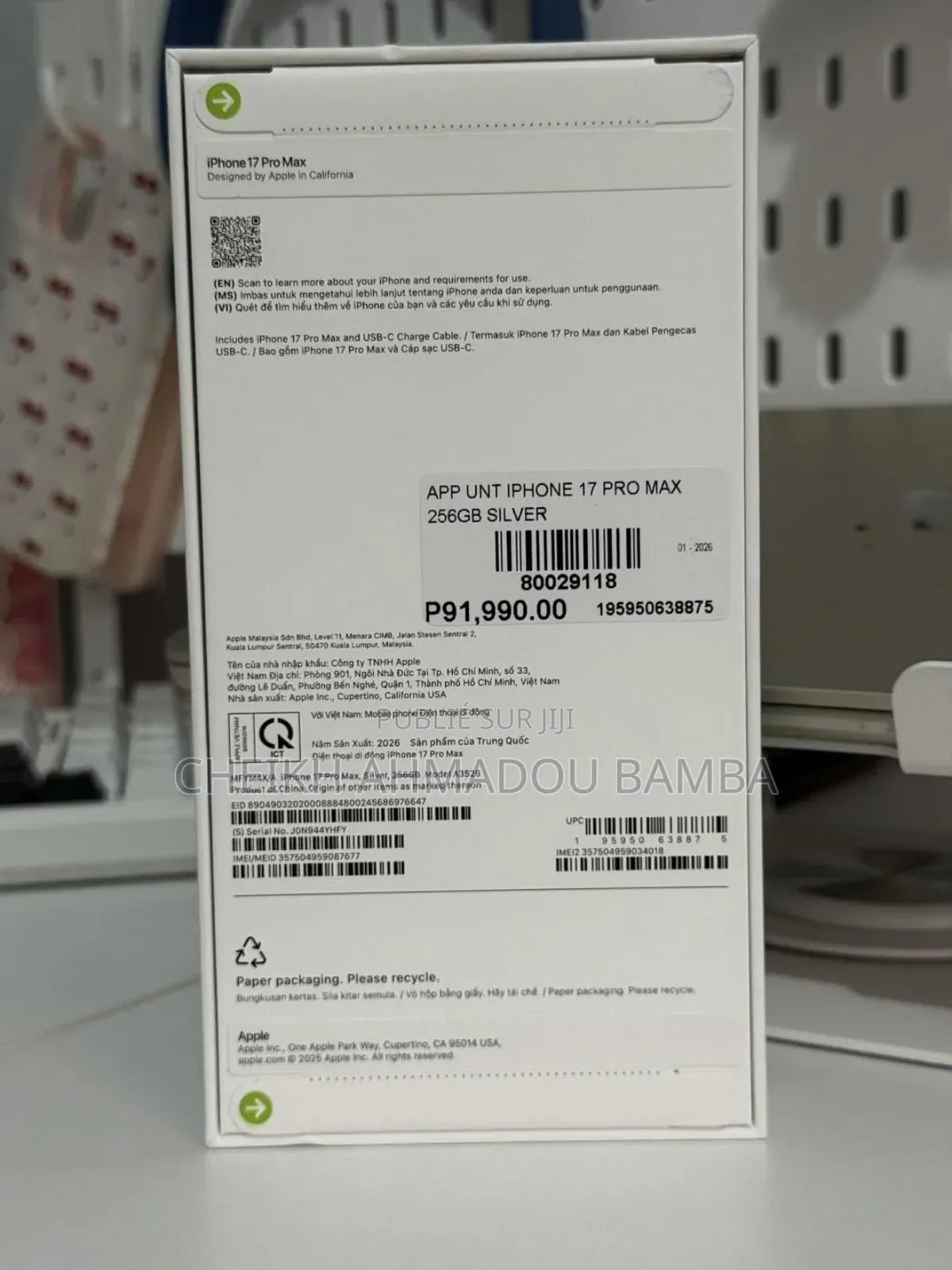 Nouveau Apple iPhone 17 Pro 256 GB Autre