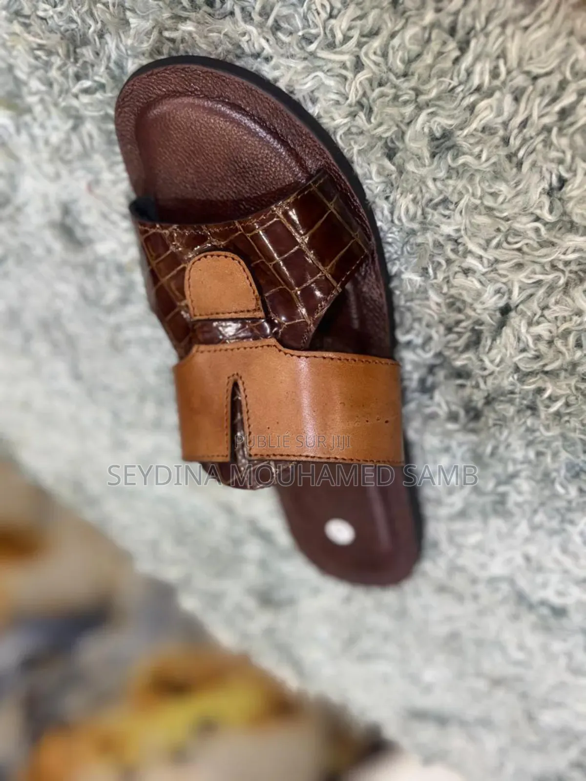 Sandales en Cuir Pour Hommes