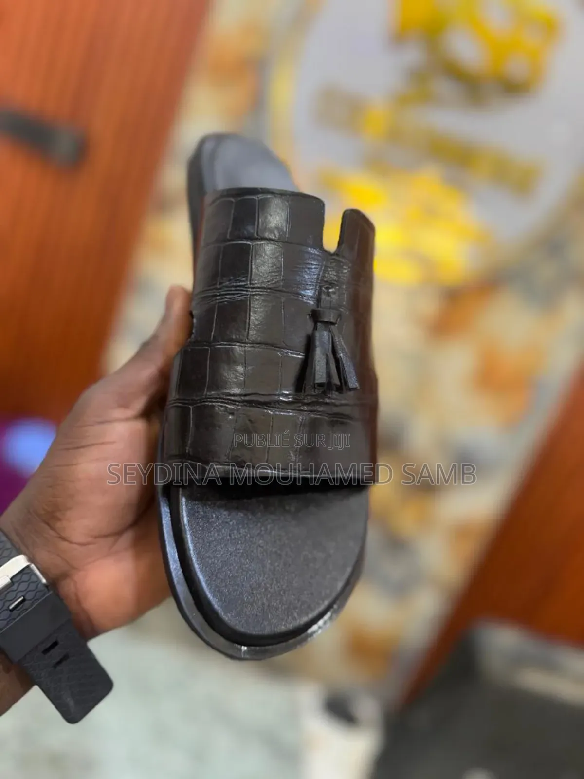 Sandales en Cuir Pour Hommes